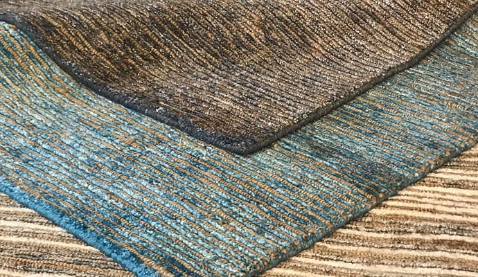 discolored rug