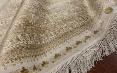 Old model silk rug
